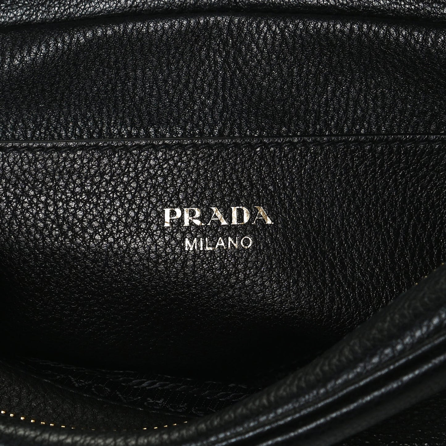 Vitello Phenix Crossbody Bag Black