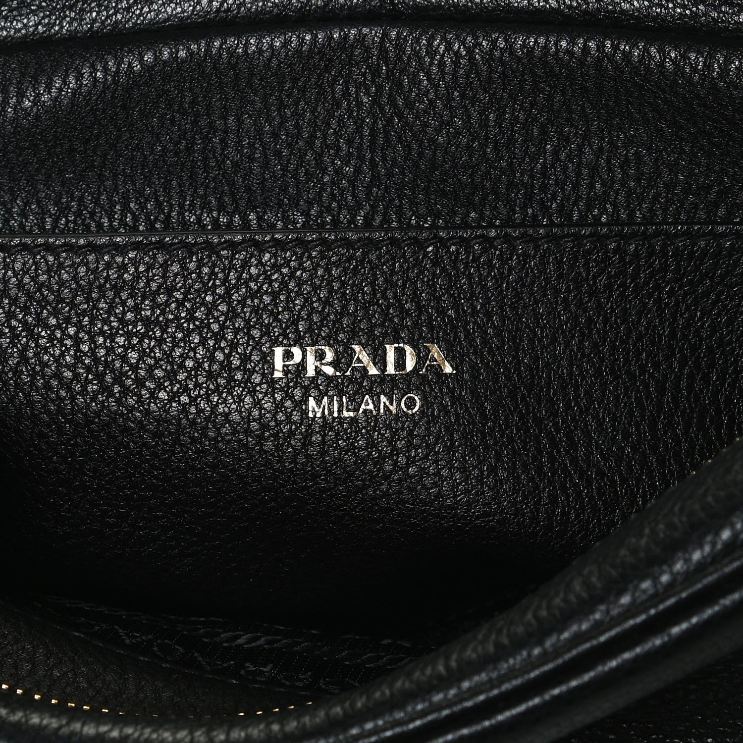 Prada Vitello Phenix Crossbody Bag Black 6 of 12