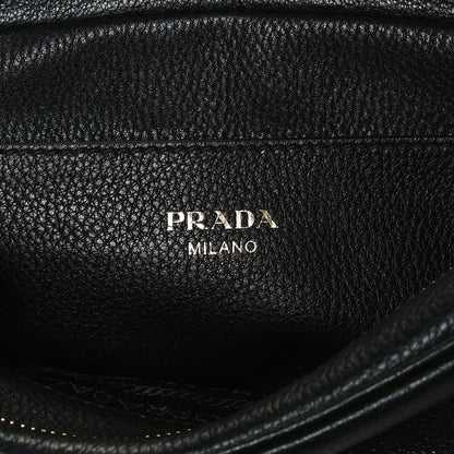 Prada Vitello Phenix Crossbody Bag Black 6 of 12