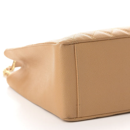 Chanel Caviar Quilted Grand Shopping Tote GST Beige 6 of 14