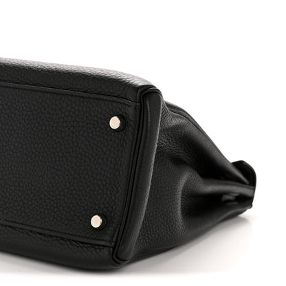 Hermes Taurillon Clemence Kelly Retourne 32 Black Black 10 of 13