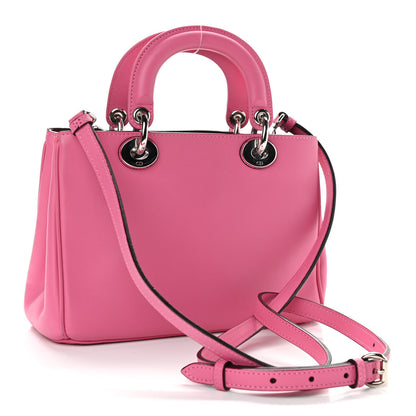 Christian Dior Smooth Calfskin Mini Diorissimo Tote Pink 3 of 11