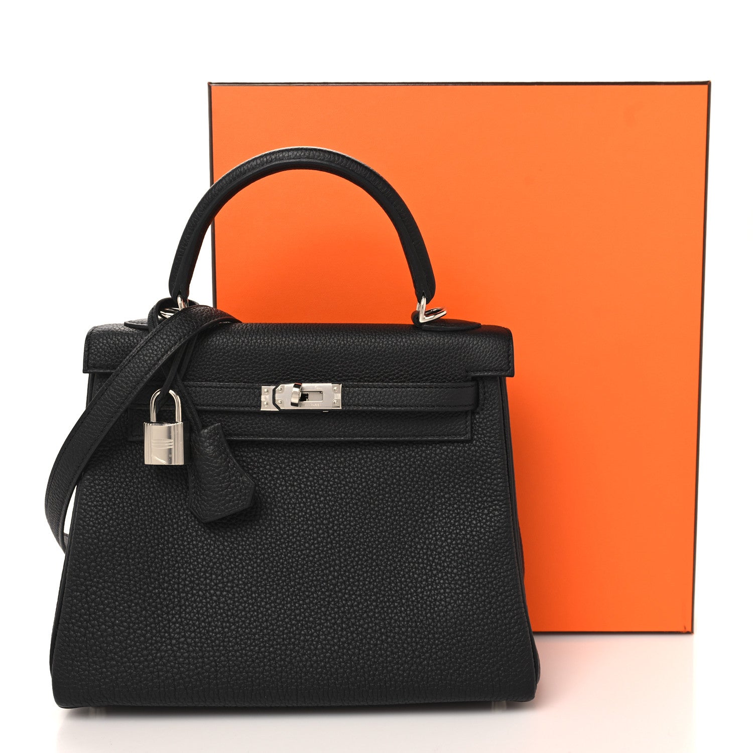 Hermes Togo Kelly Retourne 25 Black 11 of 11