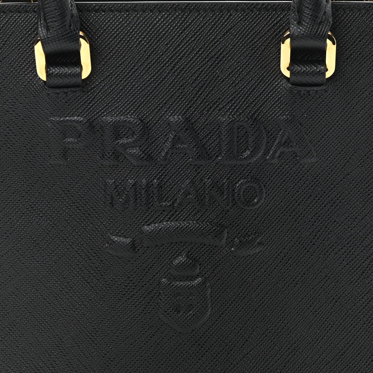 Prada Saffiano Lux Small Shoulder Bag Black 9 of 9