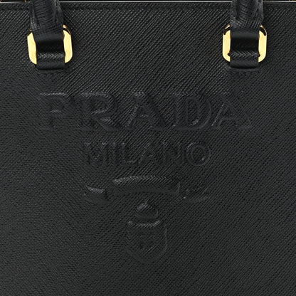 Prada Saffiano Lux Small Shoulder Bag Black 9 of 9
