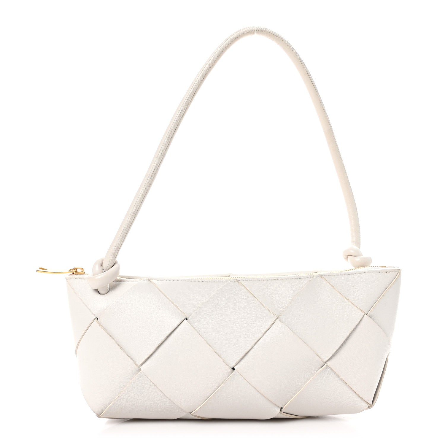 Bottega Veneta Nappa Maxi Intreccio Exploded Shoulder Bag Chalk 1 of 9
