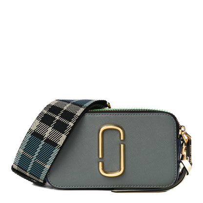 Marc Jacobs Saffiano Small Snapshot Camera Bag Grey Multicolor 1 of 10