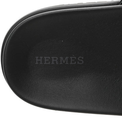 Hermes Calfskin Womens Empire Sandals 38 Black 7 of 7