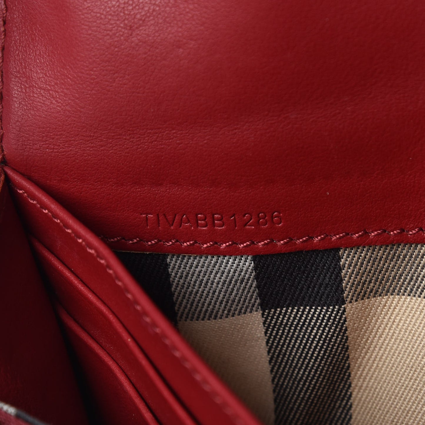 Grainy Leather Buckle Detail Flap Wallet Red