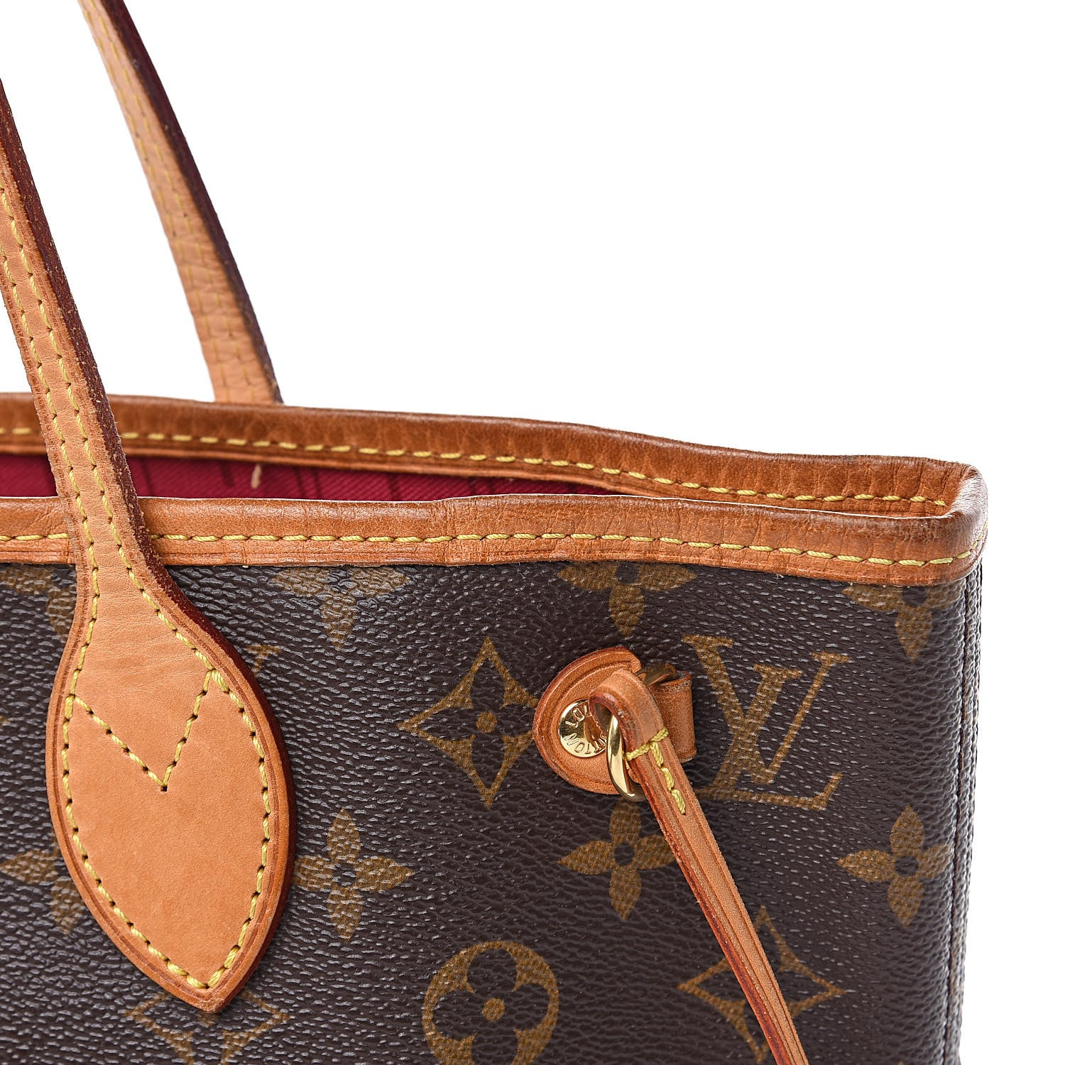 Louis Vuitton Monogram Neverfull PM Fuchsia Gris 14 of 17