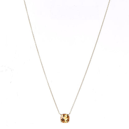 Tiffany 18K Yellow Gold Citrine Sparklers Pendant Necklace 1 of 6