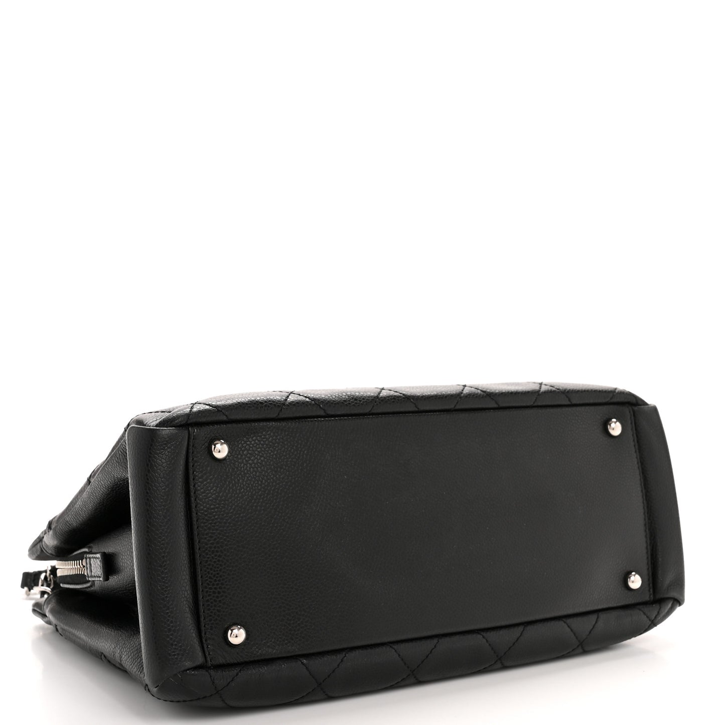 Caviar Quilted CC Timeless Soft Tote Black