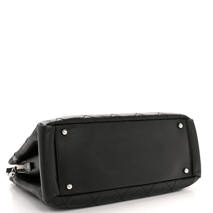 Chanel Caviar Quilted CC Timeless Soft Tote Black 4 of 12