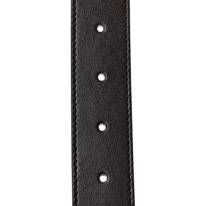 Gucci Plutone Calfskin Plaque GG 30mm Belt 85 34 Cocoa 3 of 5