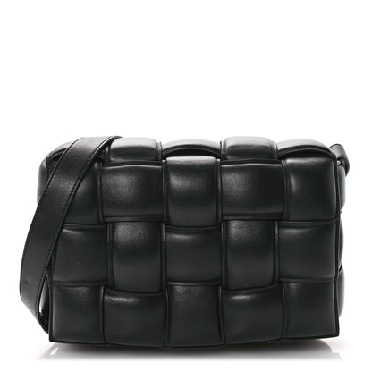 Bottega Veneta Nappa Maxi Intreccio Padded Cassette Crossbody Bag Black 1 of 10