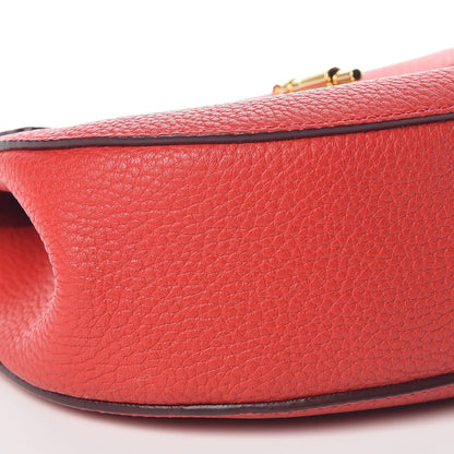 Chloe Grained Lambskin Drew Shoulder Bag Plaid Red 5 of 8