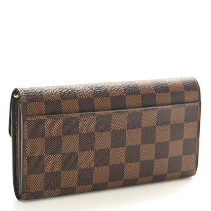 Louis Vuitton Damier Ebene Sarah Wallet NM 3 of 7