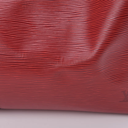 Louis Vuitton Epi Keepall 55 Castillan Red 14 of 15