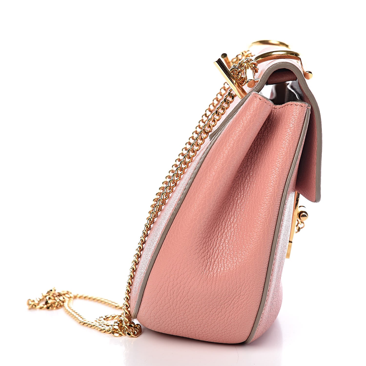 Chloe Grained Lambskin Drew Shoulder Bag Misty Rose 9 of 11