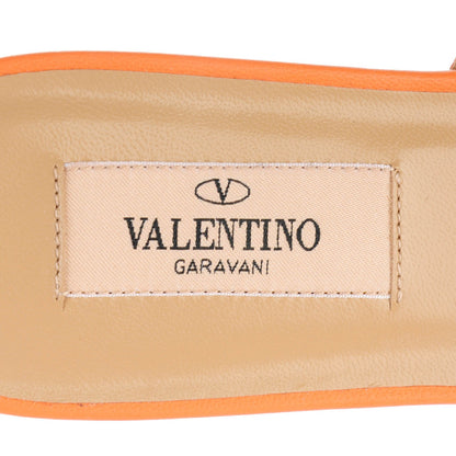 Valentino Garavani Nappa Rockstud Ankle Strap Flat Sandals 37 Melon Sorbet 7 of 7