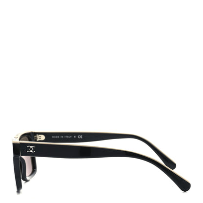 Chanel Acetate Square Sunglasses 5417 Black 3 of 7
