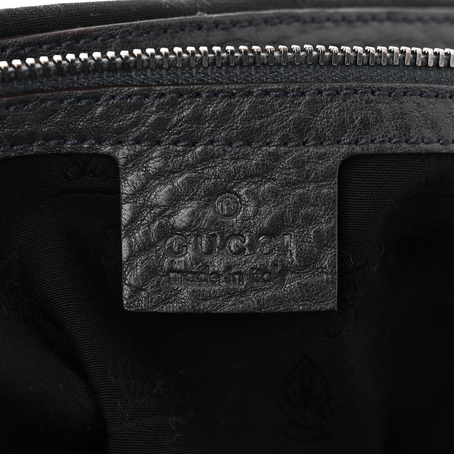 Gucci Suede Icon Bit Large Boston Grey 6 of 10