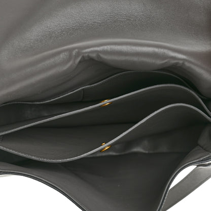Celine Grained Calfskin Medium Trotteur Light Anthracite 5 of 9