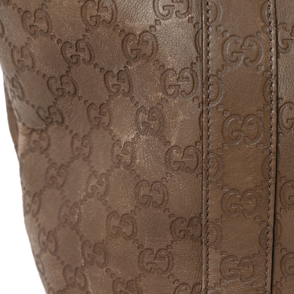 Gucci Guccissima Bamboo Top Handle Tote Brown 19 of 21