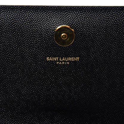 Saint Laurent Grain De Poudre Small Monogram Kate Satchel Black 9 of 11