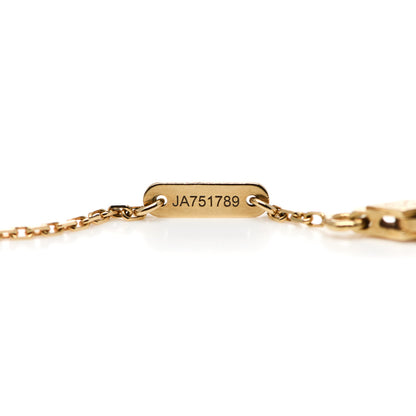 Van Cleef & Arpels 18K Yellow Gold Mother of Pearl Sweet Alhambra Butterfly Bracelet 4 of 5