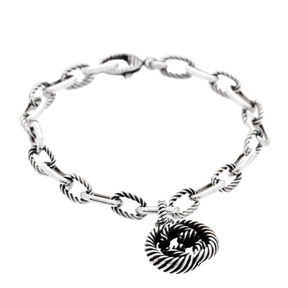 Gucci Sterling Silver Interlocking G Charm Bracelet 1 of 5