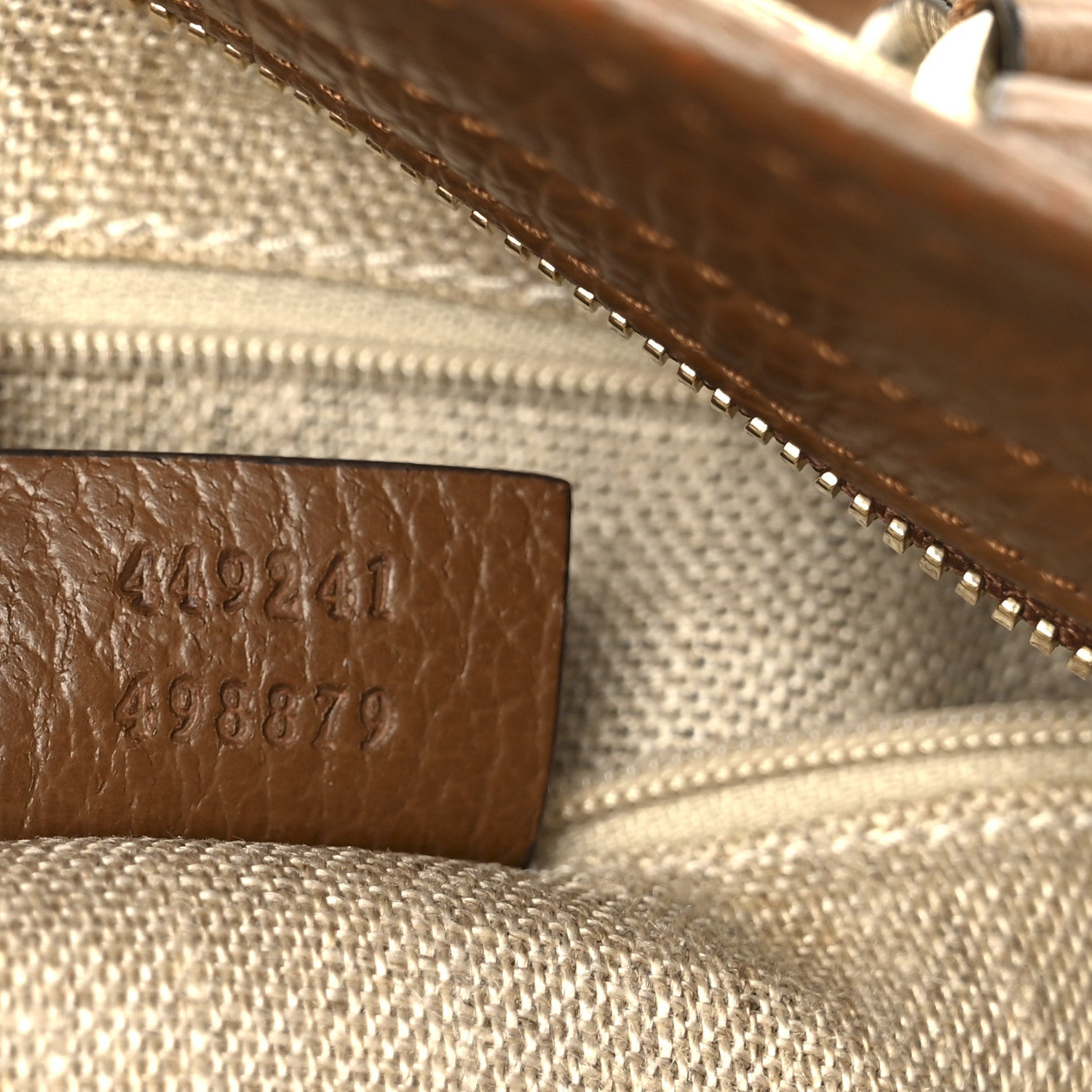 Gucci Monogram Small Bree Tote Beige Tabacco 7 of 11