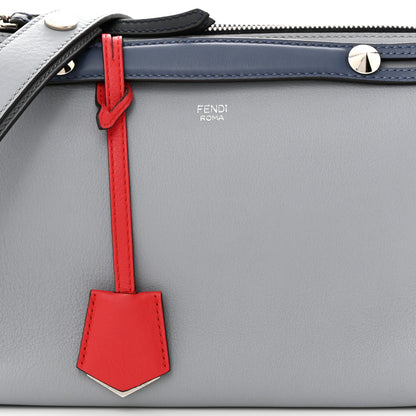 Fendi Vitello Dolce 4 Color Medium By The Way Boston Bag Ardesia Fiamma Multicolor 8 of 11
