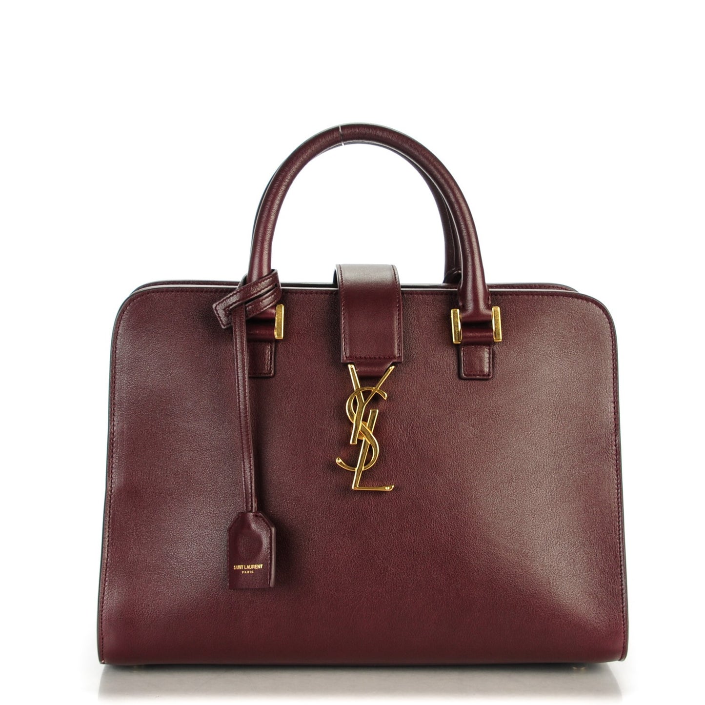 Smooth Calfskin Small Monogram Cabas Bordeaux
