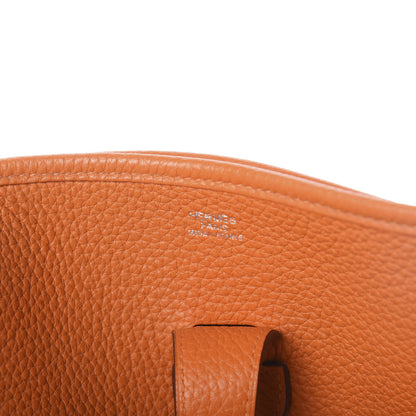 Hermes Taurillon Clemence Evelyne III GM Orange 6 of 9