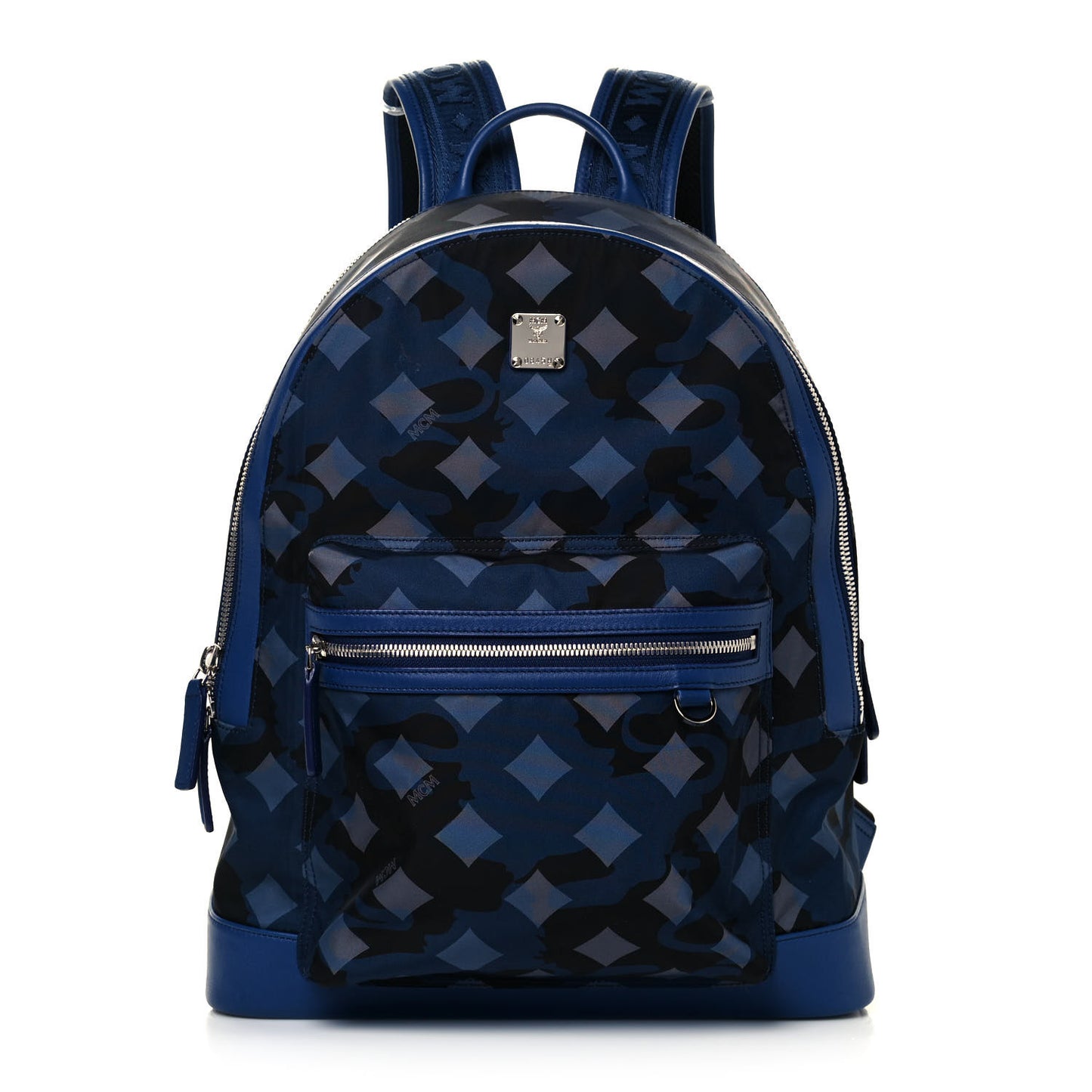 Nylon Camo Dieter Medium Backpack Estate Blue