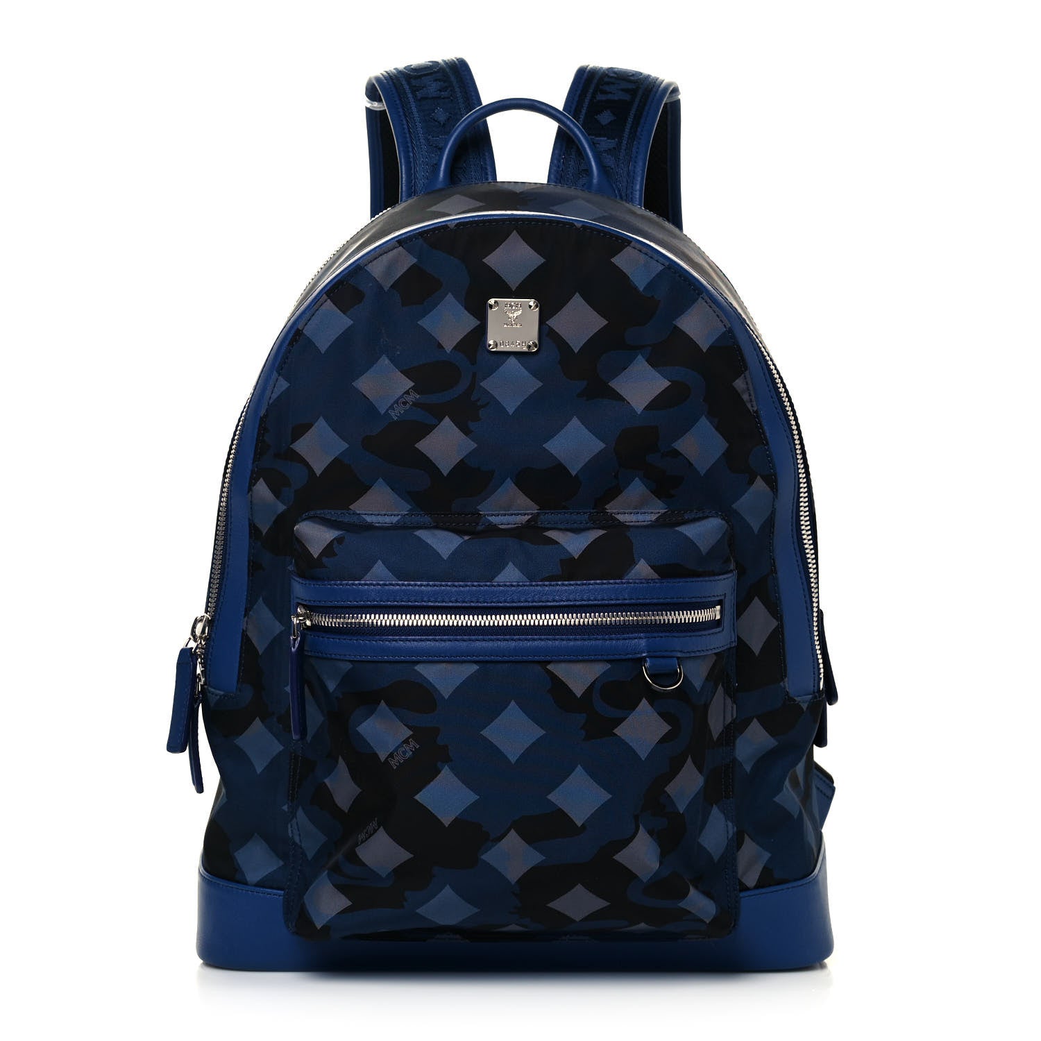 MCM Nylon Camo Dieter Medium Backpack Estate Blue 1 of 13