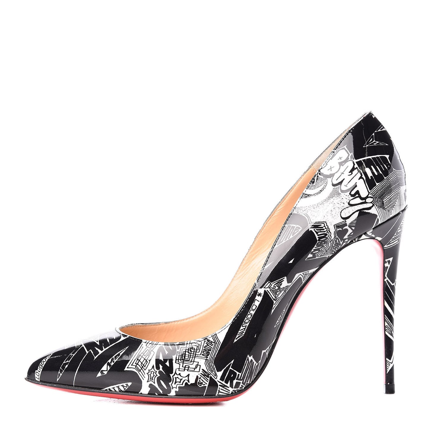 Patent Nicograf Pigalle Follies 100 Pumps 39 Black White