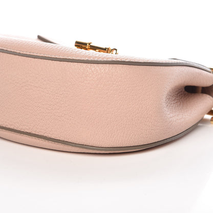 Chloe Grained Lambskin Mini Drew Shoulder Bag Cement Pink 9 of 9