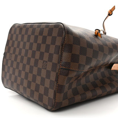 Louis Vuitton Damier Ebene Neonoe MM Safran 10 of 14