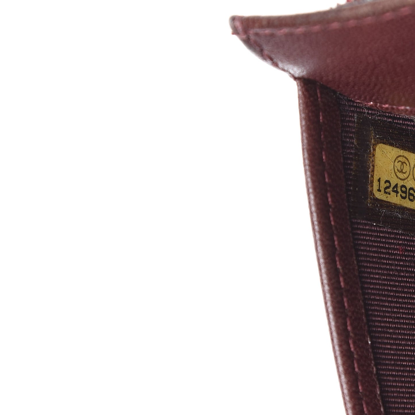 Lambskin Quilted Yen Wallet Black