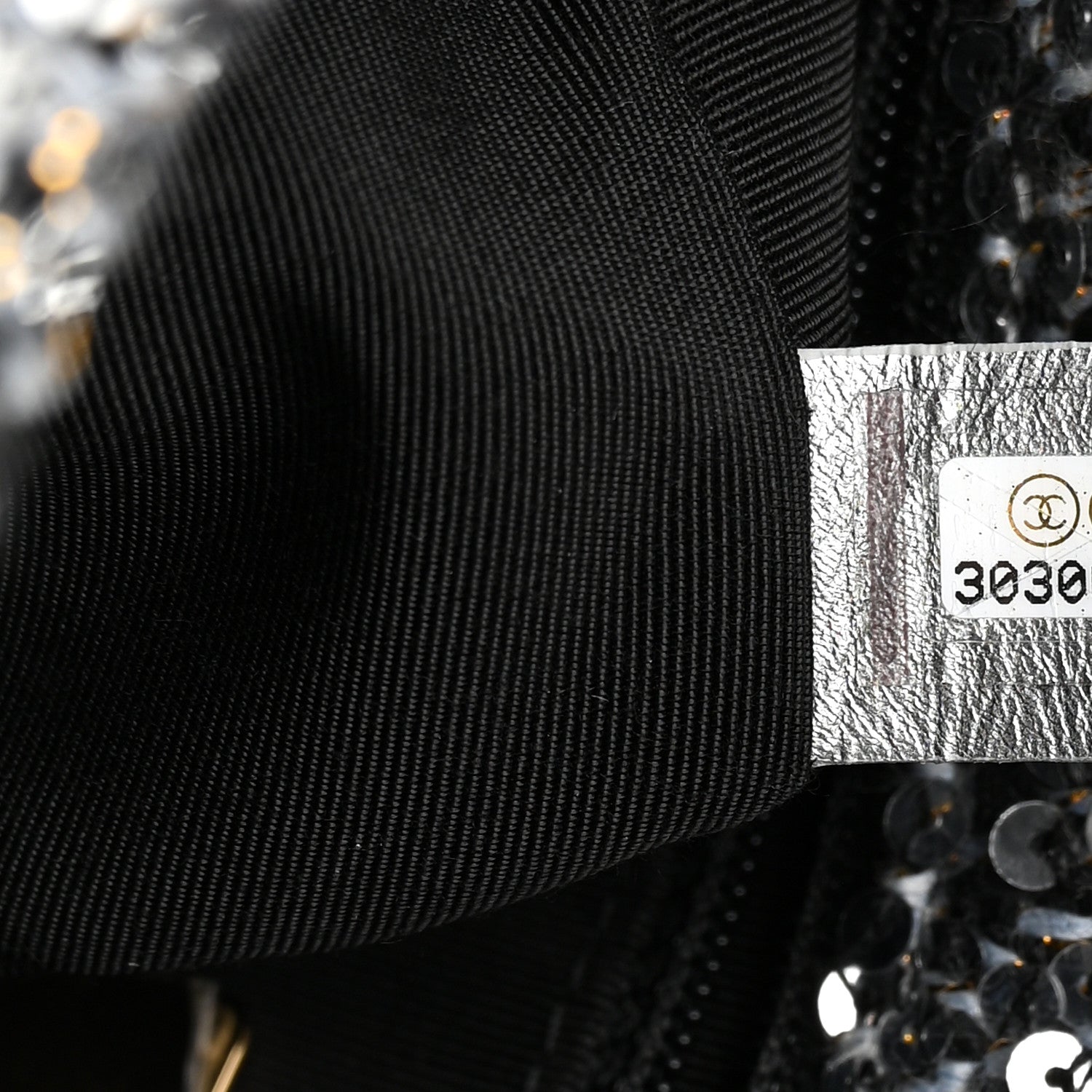 Chanel Sequin Quilted Medium Chanel 19 Flap Silver 7 of 10