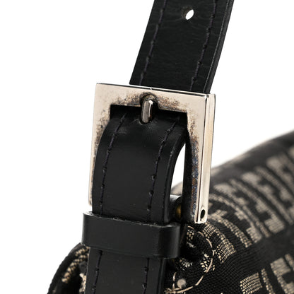 Fendi Zucchino Mama Baguette Navy 10 of 11