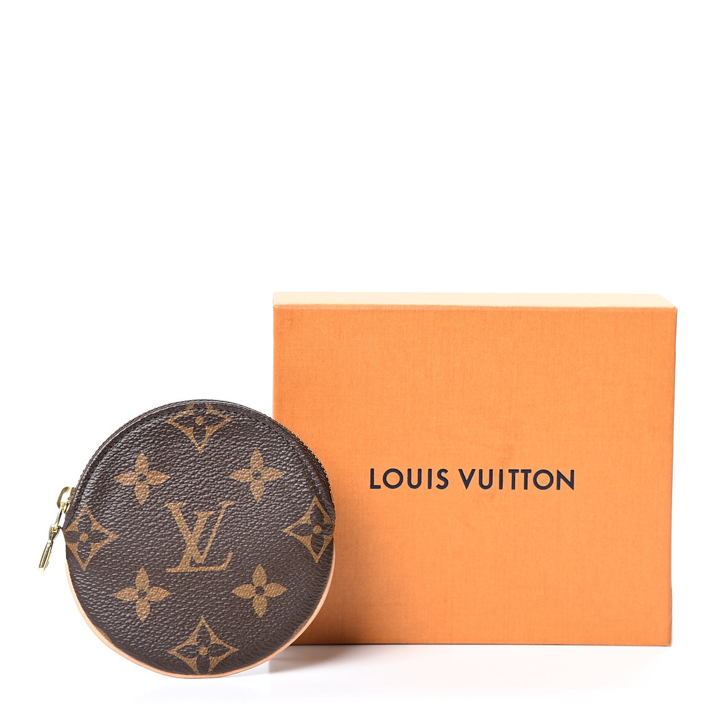 Monogram Round Coin Purse