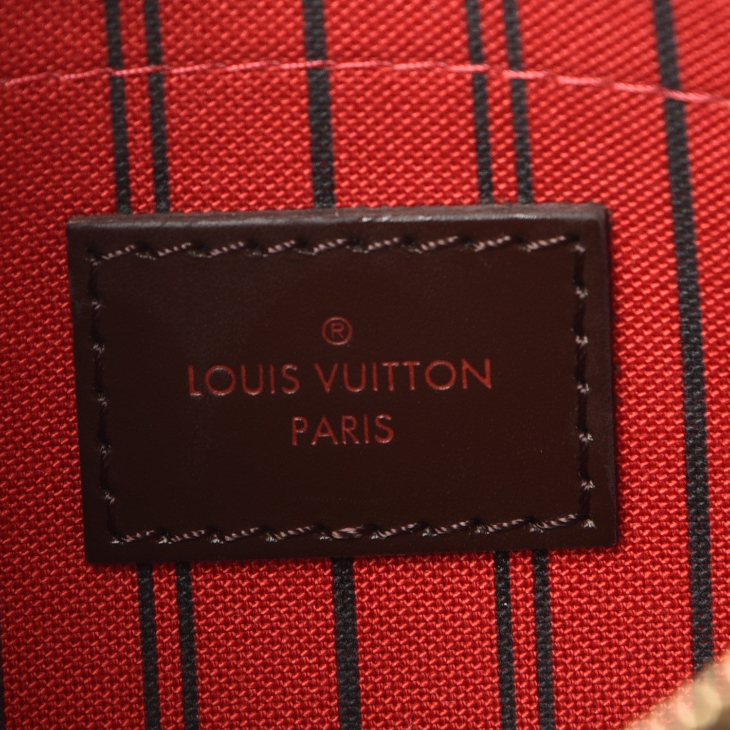 Louis Vuitton Damier Ebene Neverfull MM GM Pochette 6 of 8