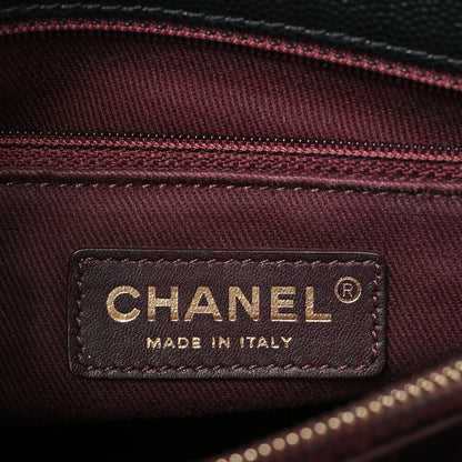 Chanel Caviar Quilted Medium Coco Handle Flap Black 6 of 9