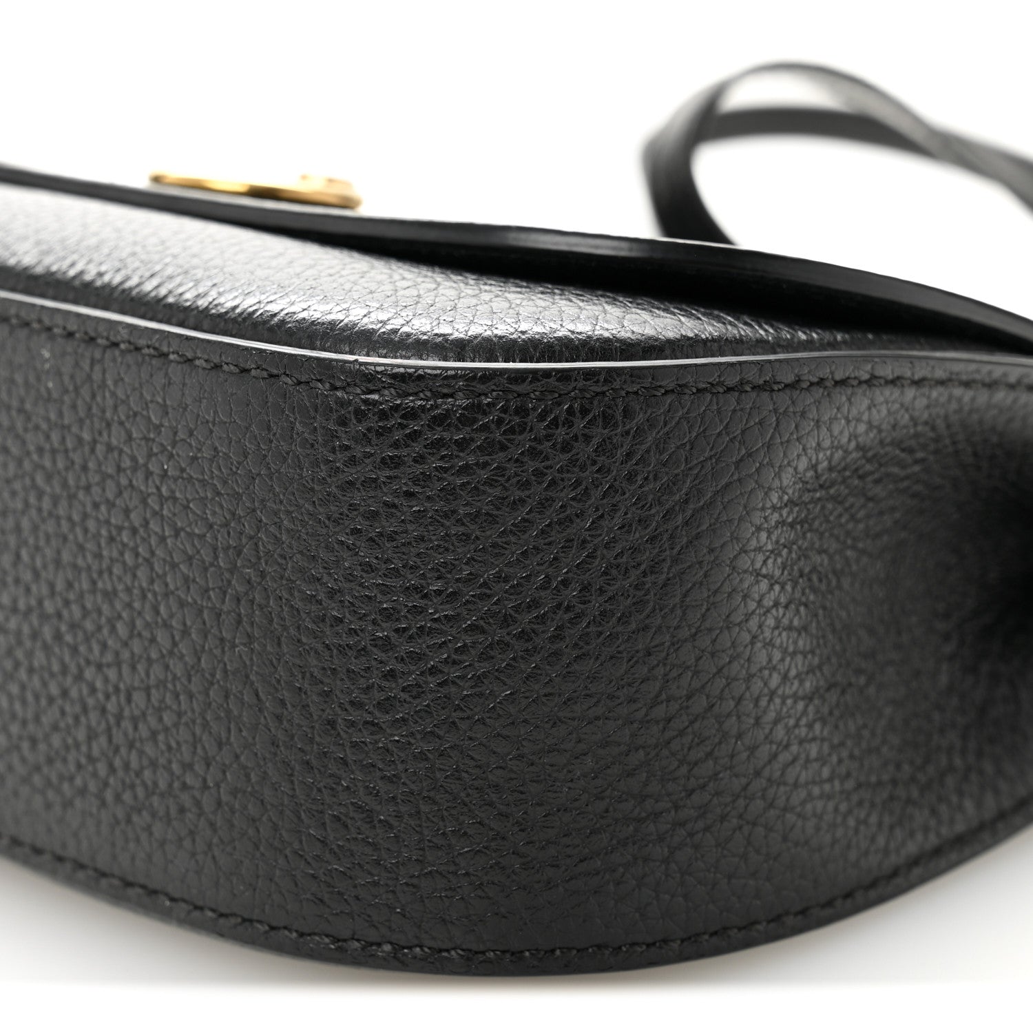 Mulberry Small Classic Grain Calfskin Mini Amberley Flap Black 10 of 13