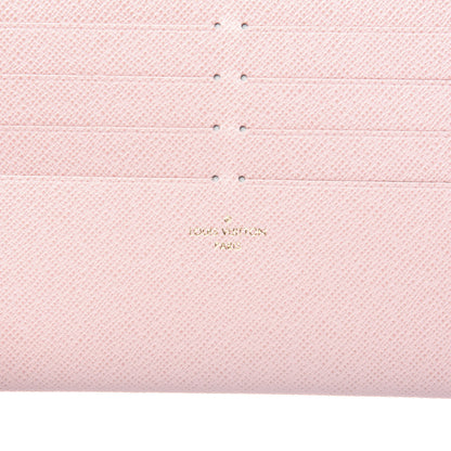 Louis Vuitton Calfskin Felicie Card Holder Insert Rose Ballerine 4 of 5