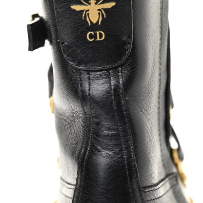 Christian Dior Shiny Calfskin Wildior Low Boot 36.5 Black 12 of 13