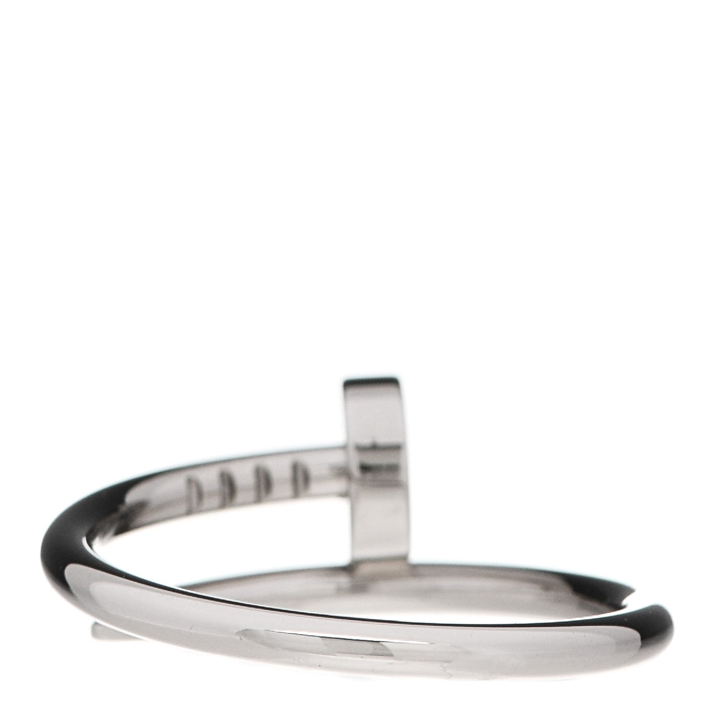 18K White Gold Small Juste Un Clou Ring 48 4.5